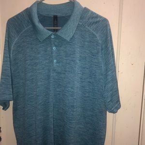 Lululemon Men’s XXL Aqua Blue Golf Polo NWOT